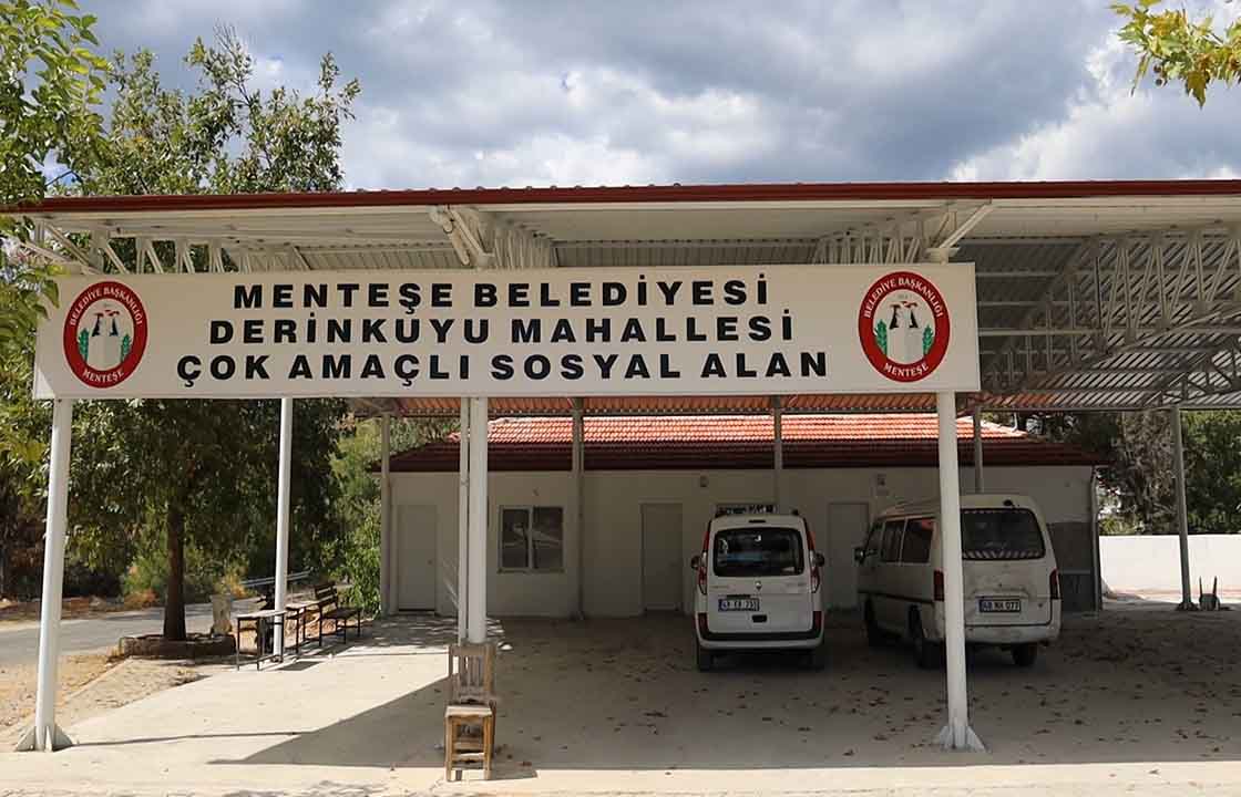 MENTEŞE BELEDİYESİ KIRSALA 36 ADET ÇOK AMAÇLI SOSYAL ALAN KAZANDIRDI