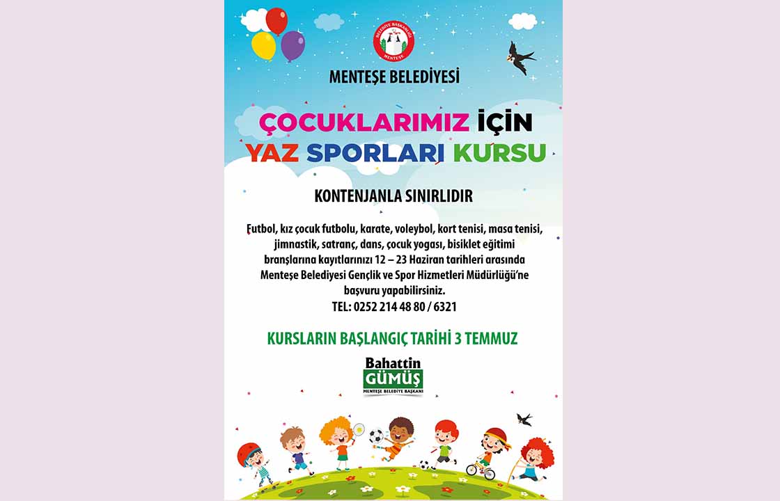 YAZ SPORLARI KURSUNA KAYITLAR BAŞLADI