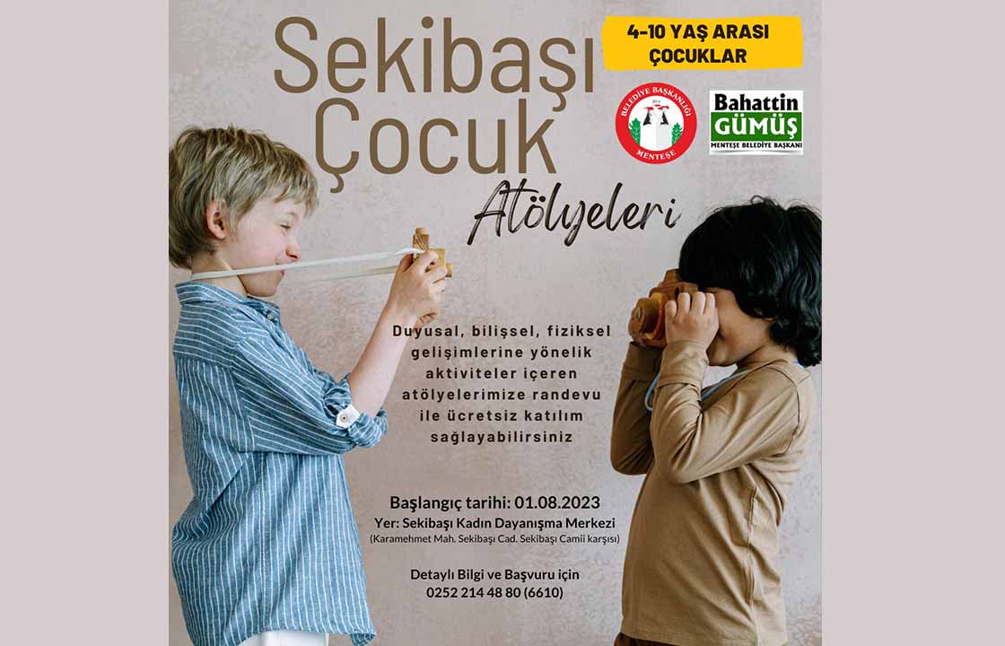 MENTEŞE’DE ÇOCUKLAR EĞLENEREK ÖĞRENECEK