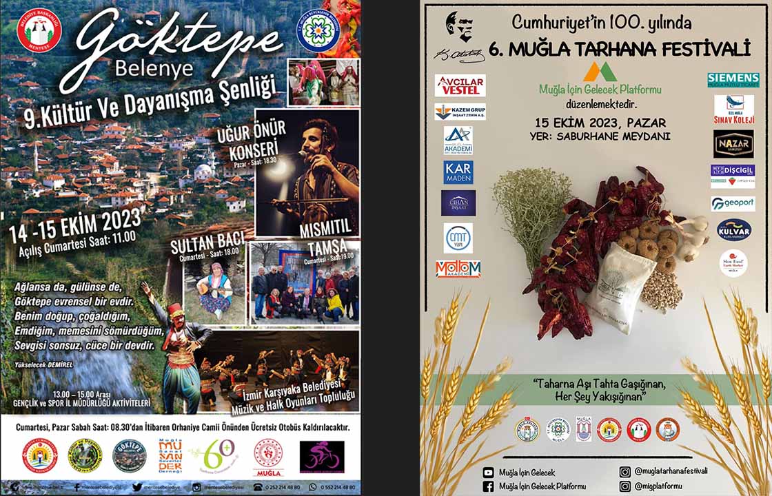MENTEŞE’DE HAFTA SONU HEM ŞENLİK HEM FESTİVAL VAR