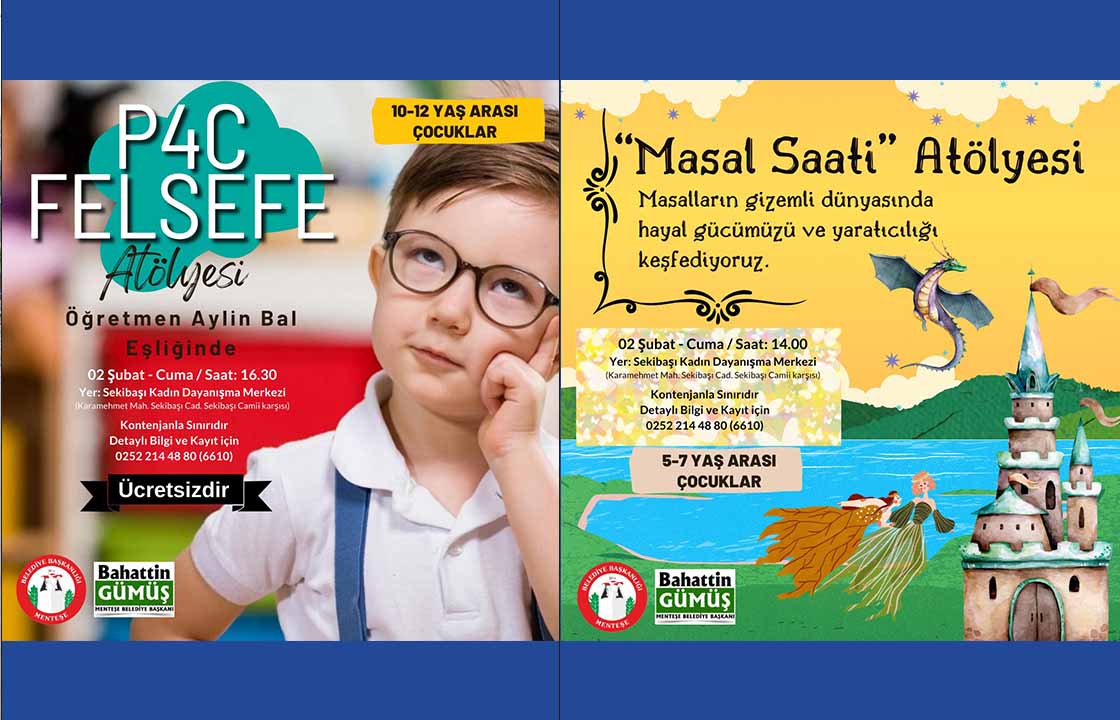 MENTEŞE’DE ÇOCUKLAR İÇİN İKİ ETKİNLİK BİRDEN