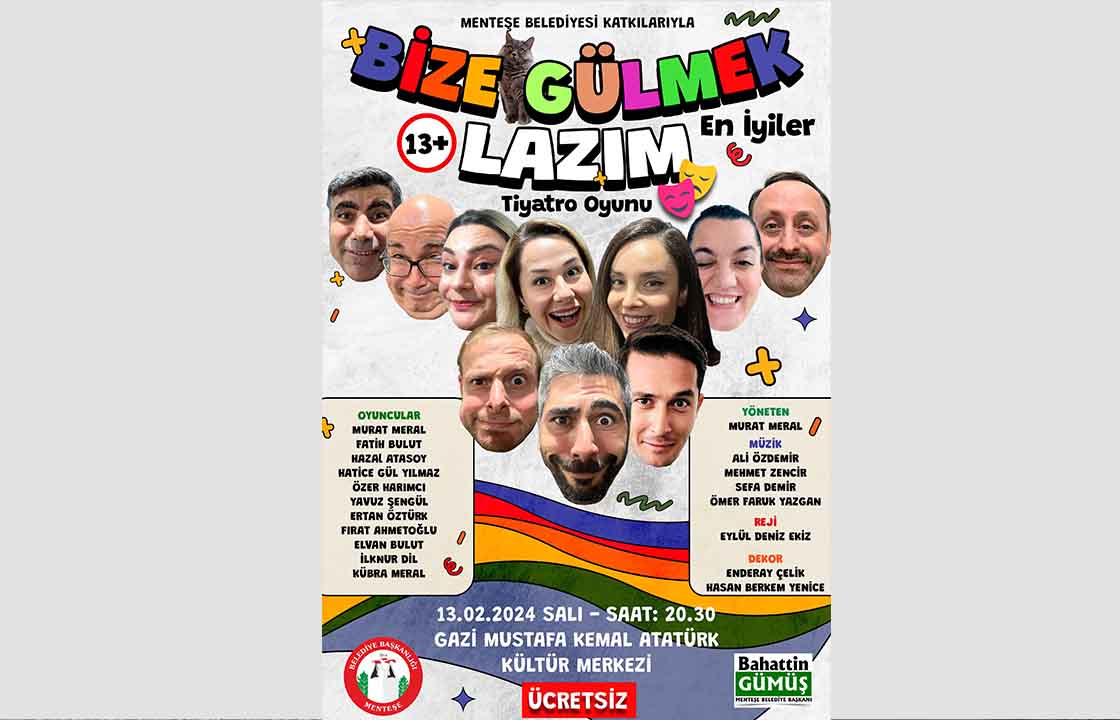 “BİZE GÜLMEK LAZIM” İZLEYİCİSİYLE BULUŞUYOR