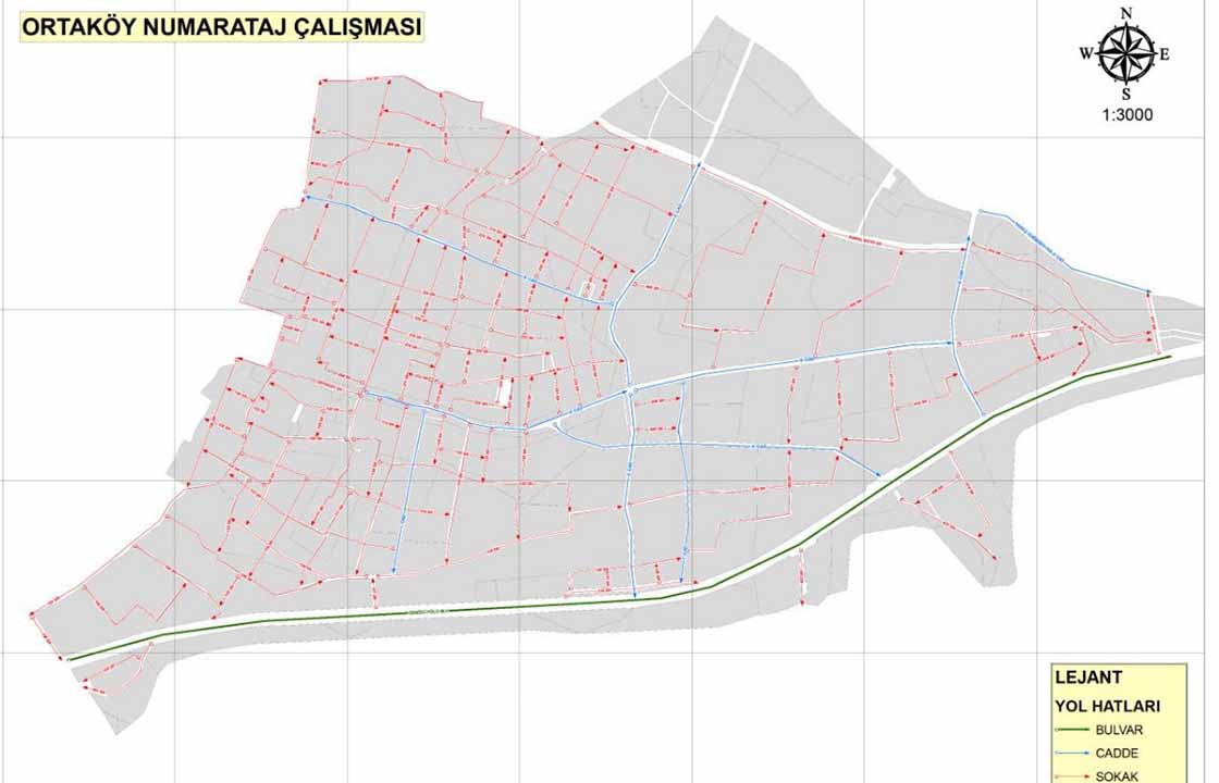 ORTAKÖY’DE NUMARATAJ ÇALIŞMALARINA START VERİLDİ