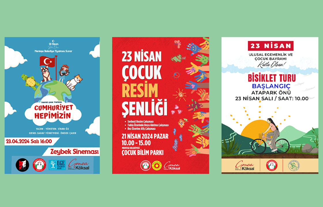 23 NİSAN BAYRAMI MENTEŞE’DE COŞKUYLA KUTLANACAK