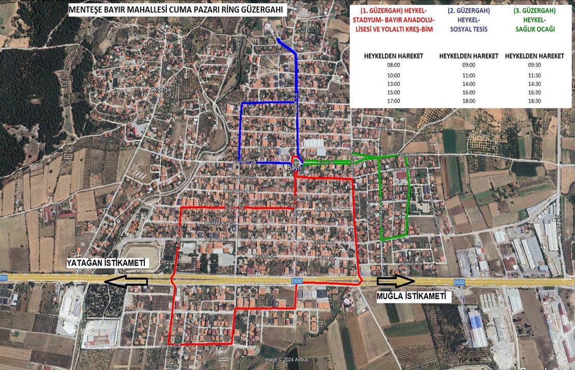 BAYIR MAHALLESİNDE HALK PAZARI İÇİN RİNG SEFERLERİ BAŞLIYOR