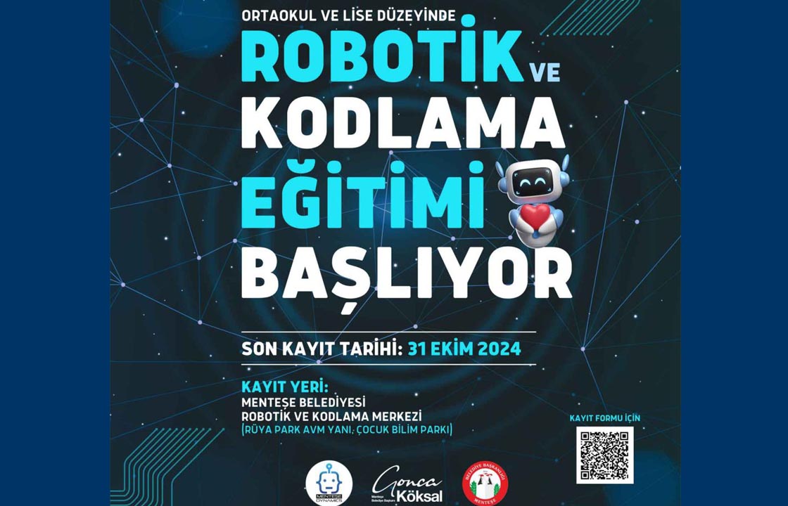 Menteşe Belediyesi Robotik ve Kodlama Eğitimleri Başlıyor