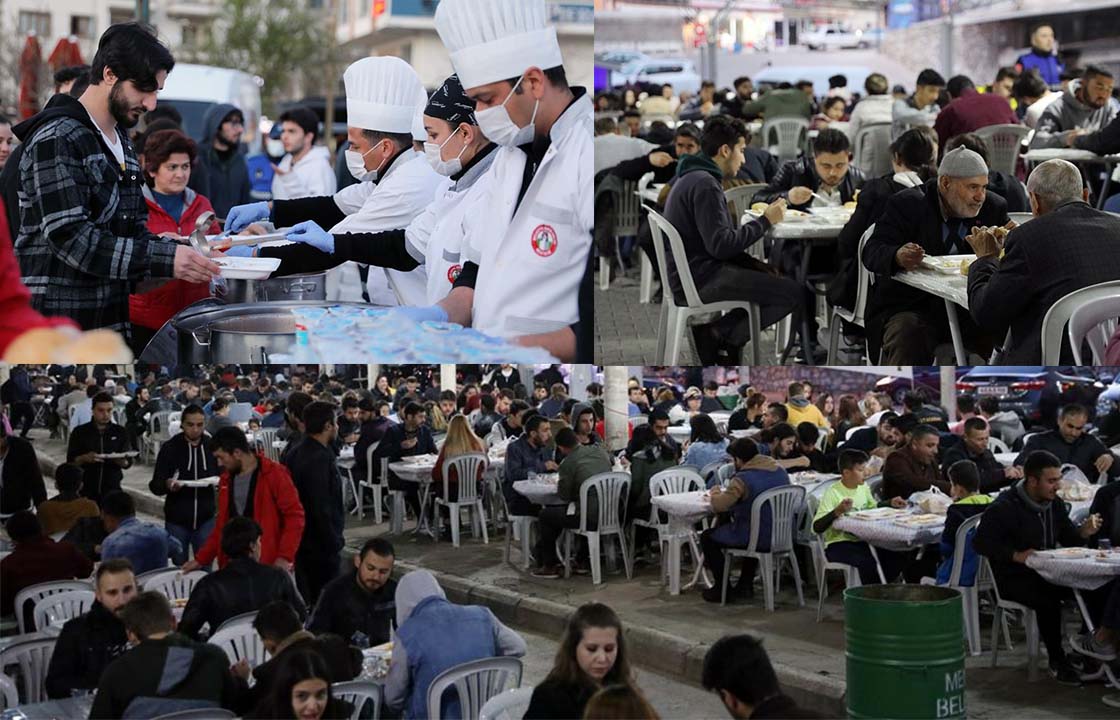 İftar Çadırında 3 Bin kişiye yemek verilecek