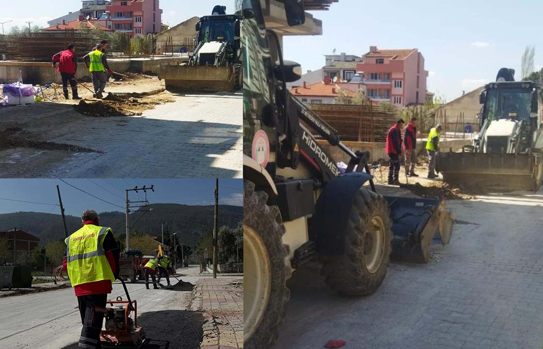 Bayır’da Altyapı Sonrası Yol Yenileme ve Kaldırım Tamirat Çalışmaları Sürüyor