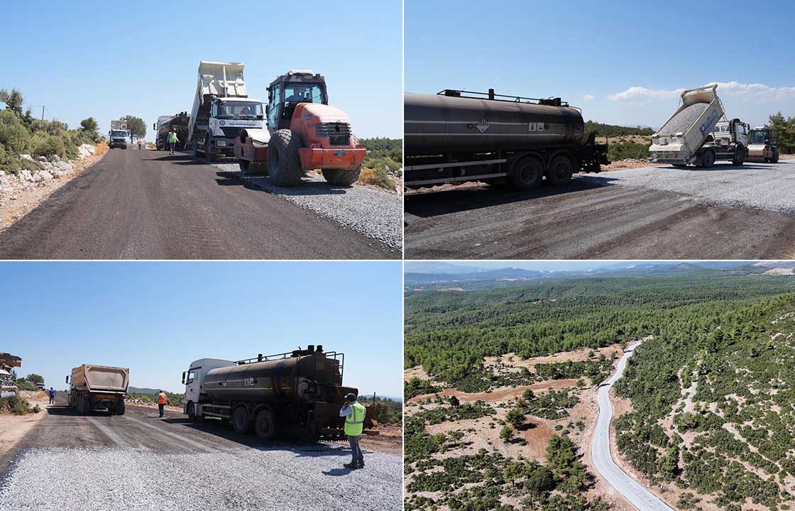 Menteşe Belediyesi Yol Yatırımlarını Sürdürüyor