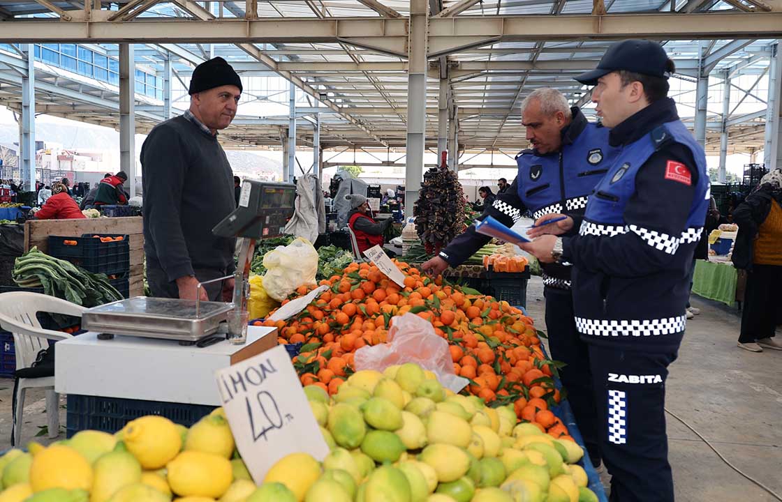 Menteşe Belediyesi Zabıtasından Bu kez de Etiket Denetimi