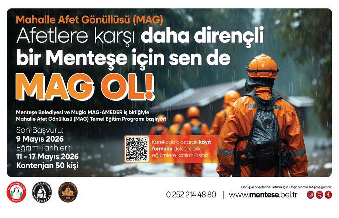 Menteşe’de Mahalle Afet Gönüllülüğü İçin Kayıtlar Başladı